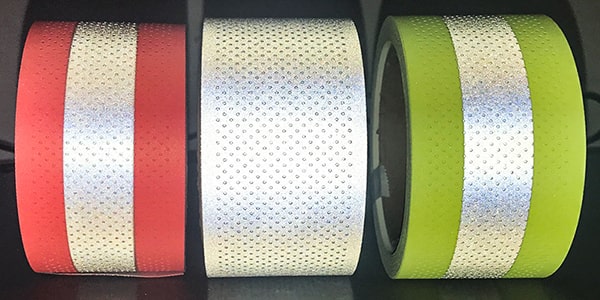 Perforated Silver Flame Retardant Reflective Tape