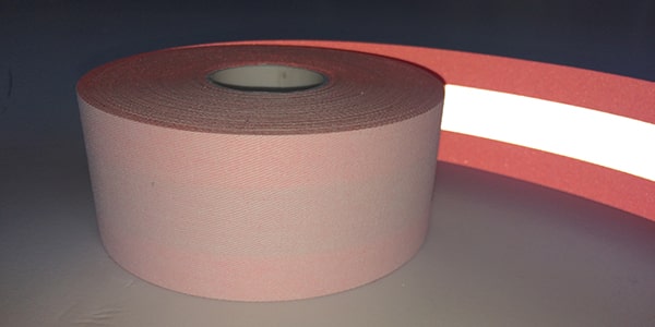 100% Aramid Orange-Silver FR Reflective Tape
