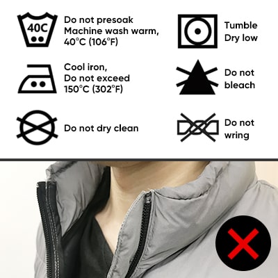 how to wash reflective fabric