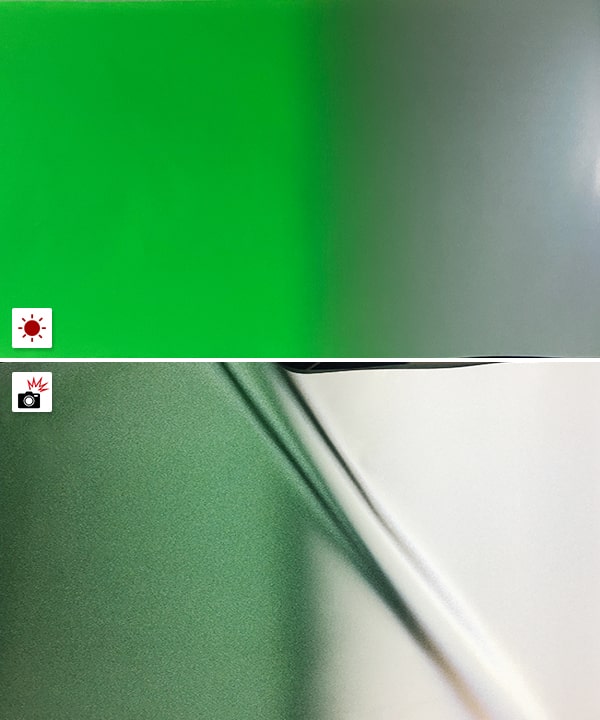 Color-Silver Gradient Reflective Fabric