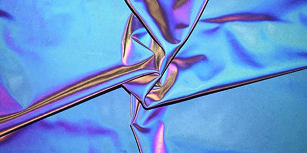 Blue-Purple Full Width Pattern Reflective Fabric