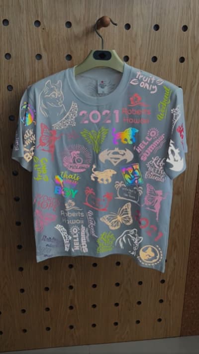Reflective Heat Transfer Logos for Clothing
