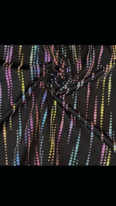 Shine Bright Rainbow Printing Reflective Fabric for Design