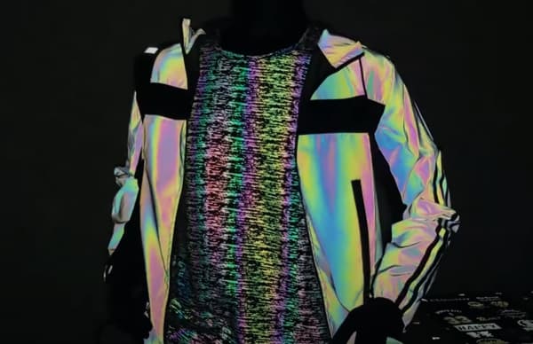 Rainbow Reflective Fabric for Jacket