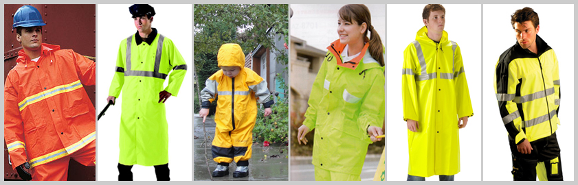 reflective raincoat